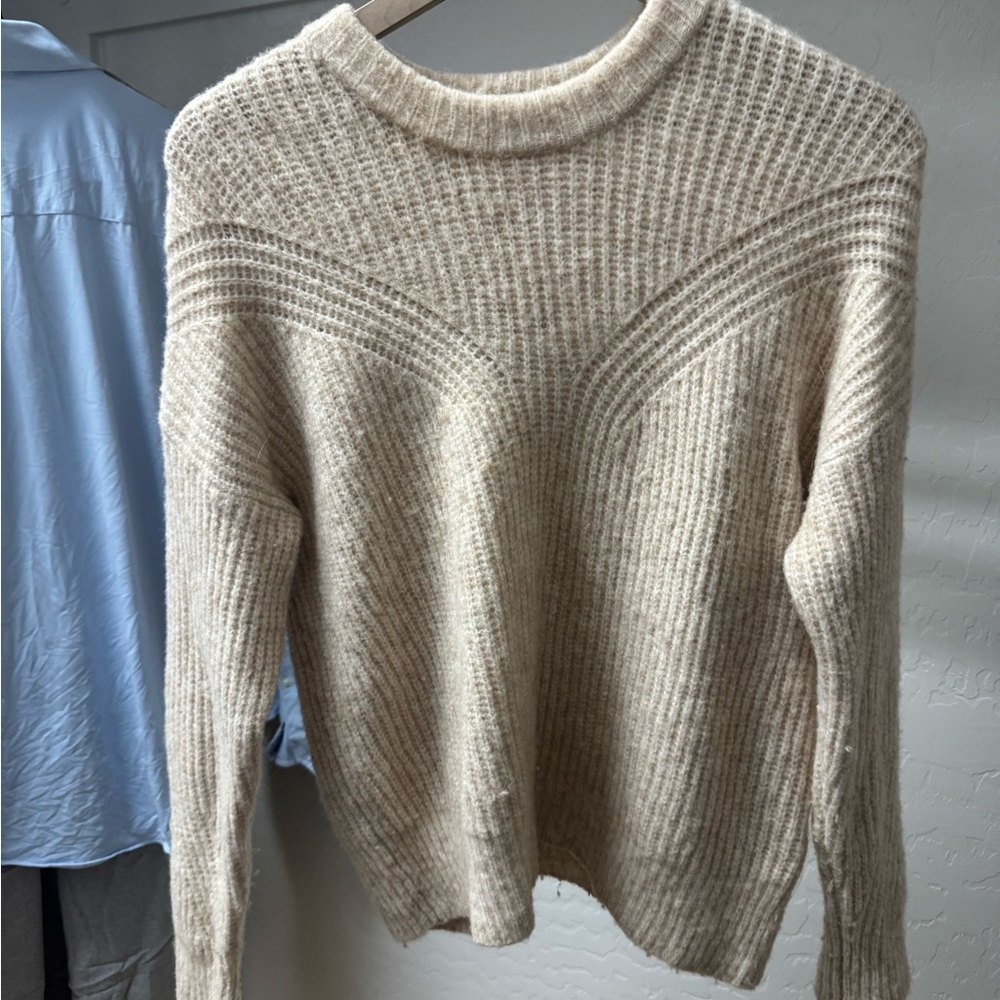 Madewell Textured Cream Sweater
